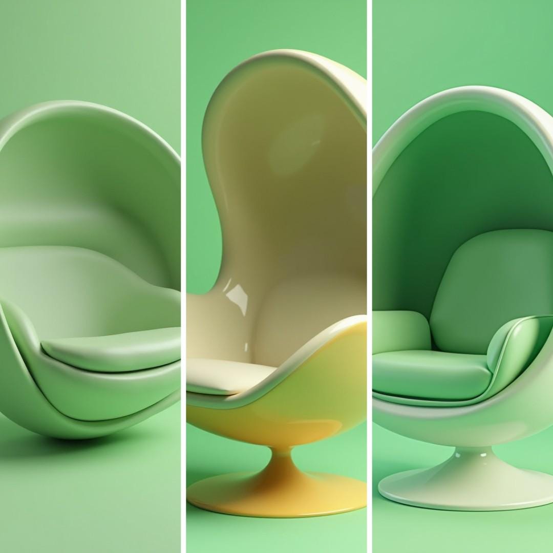 egg pod chair