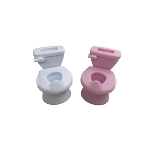 Dollhouse Kids Potty Miniature – 1:12 Scale – Single Version Toddler Toilet Chair