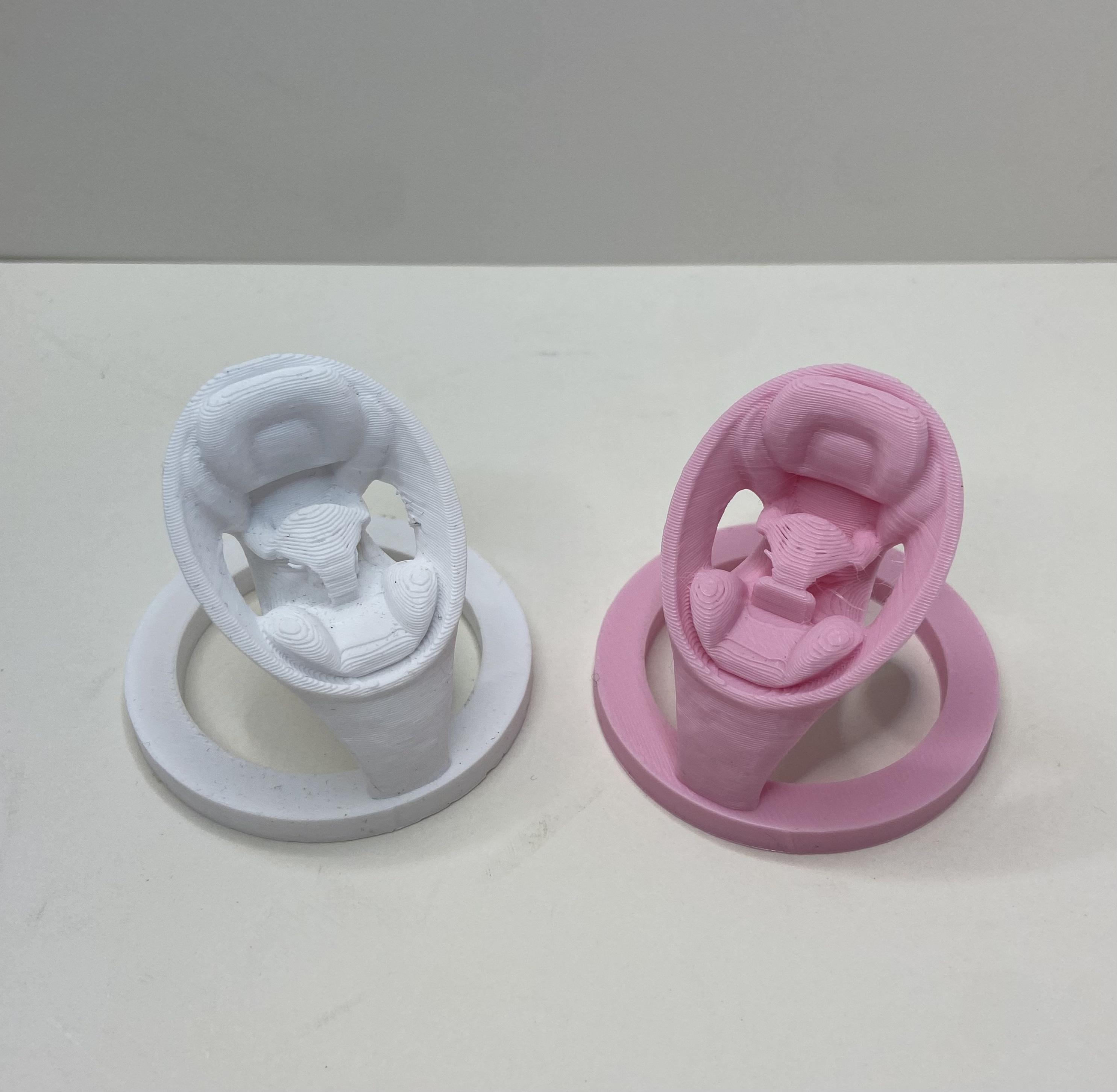 Miniature Baby Swing – 3D Printed Replica | 1:12 Scale Dollhouse Accessory - Version 3