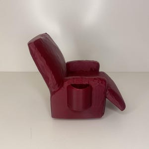 1:12 Realistischer Lehnstuhl – Realistische 3D gedruckte Puppenhaus Möbel – Miniatur Lounge Sitzmöbel - V2