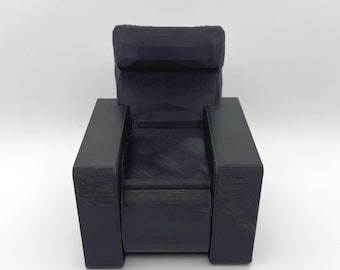 Silla de cine para casa de muñecas – Asiento reclinable de cine en miniatura