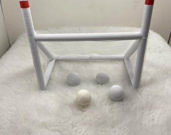 Miniature Gaelic Football Game with Net and Balls