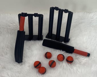 Mini Black Cricket Game Set: The Demon Slayer Office, Home Sports Toy, Mini Desk Game