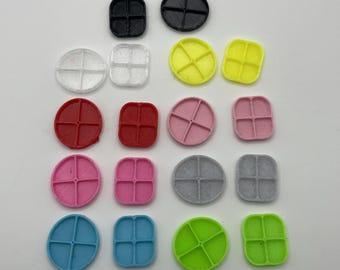 Mini 1:12 Baby and Toddler Plates Set for Dollhouse