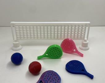 Unleash Your Padel ball Passion with 3D Printed Mini Paddles, Net and Ball!