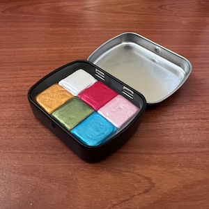 自家製絵の具Apple Green Fine ハーフパン（自家製絵の具Apple