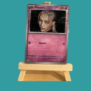Tarjetas fotográficas de Pokémon de Stray Kids | Piezas de Pokémon de Stray Kids |Cartas de Pokémon de Stray Kids| Tarjeta coleccionable de fan de Stray Kids Tarjeta personalizada Stray Kids Pokémon