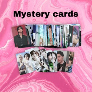 Cartes mystères Stray Kids – Coffret photo K-Pop – Coffret surprise avec cartes X