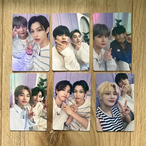 Cartes photo K-Pop Stray Kids | Lot de 6 cartes à collectionner
