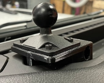 25mm ball mounting base for 2018-2023 Jeep Wrangler, Gladiator JL,JLU,JT. Does not fit 4XE