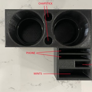 Cup Holder / Organizer Fits 2018-2023 Honda Odyssey.
