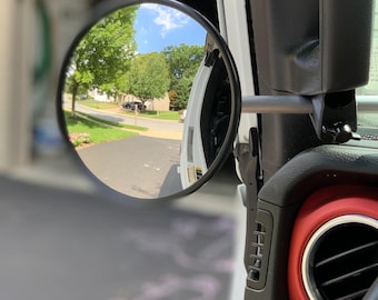 Doors off mirror kit for Jeep Wrangler/Gladiator 2018-2025