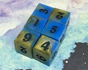 Gilded Cosmos D6 Dice Set