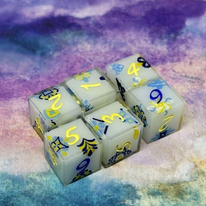Tiles D6 Dice Set