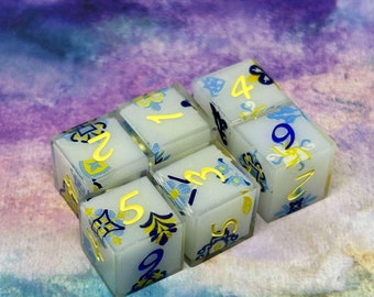 Tiles D6 Dice Set