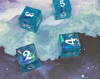 Icy Hollow D6 Dice Set