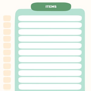 School Supply list printable
