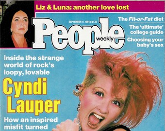 CYNDI LAUPER - People Magazine 1984