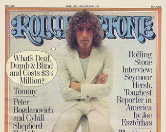 THE WHO (Band) - Pete Townshend - Rolling Stone Magazine 1975