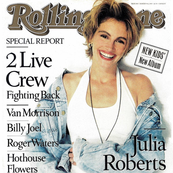 JULIA ROBERTS - Rolling Stone Magazine 1990
