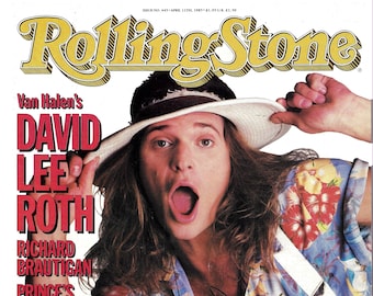 DAVID LEE ROTH - Van Halen - Rolling Stone Magazine 1985