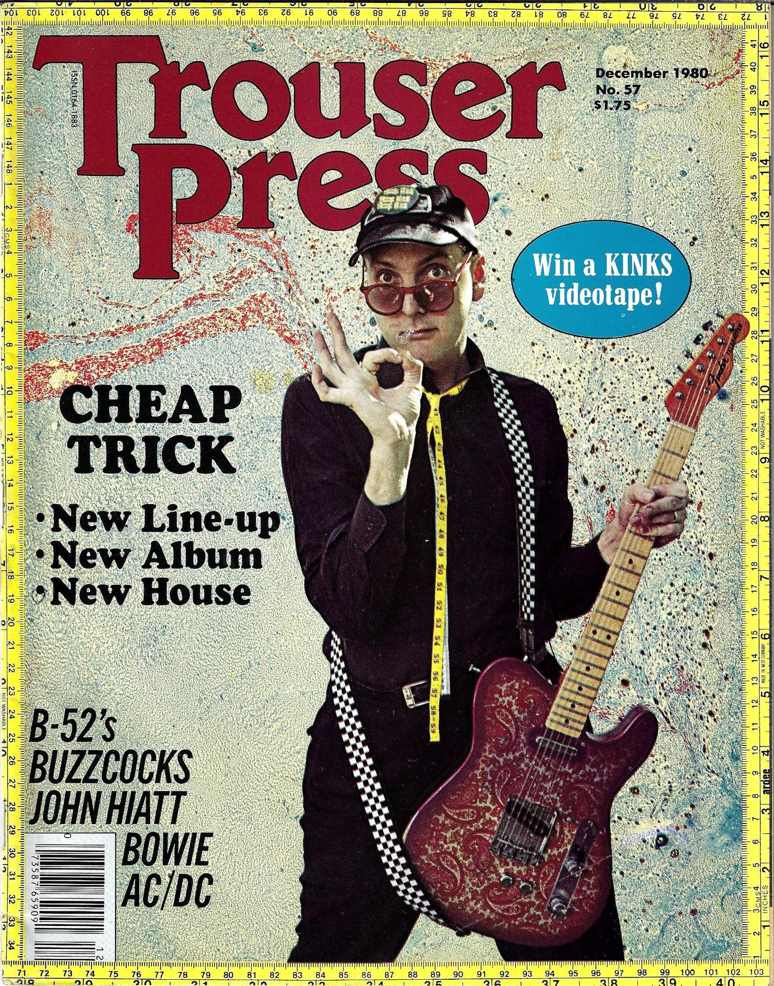 CHEAP TRICK Rick Neilsen Trouser Press Magazine 1980 Etsy
