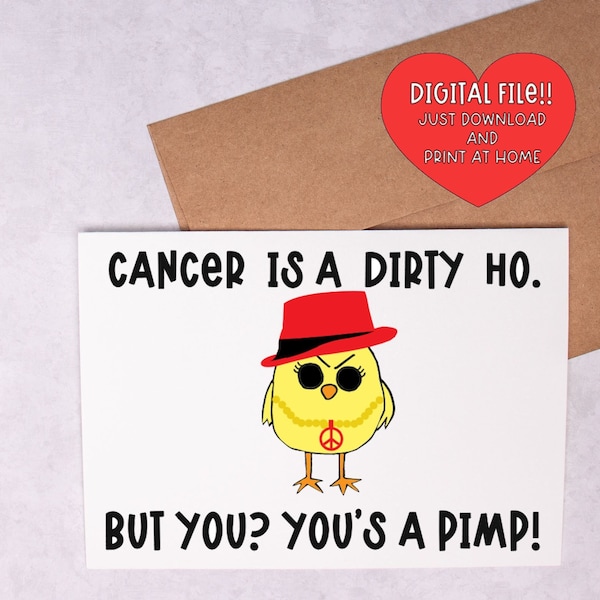 Funny Cancer Card Etsy