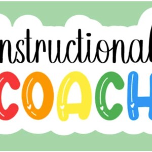 Instructional Coach Sticker, School Staff Sticker, Laptop Decal, Die Cut Sticker, Waterproof Sticker