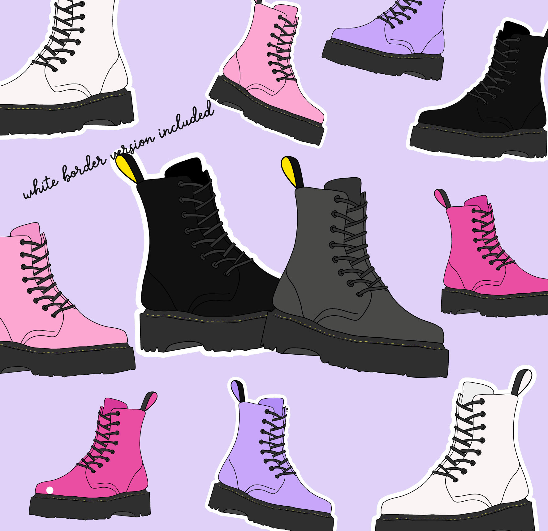 Doc martens dessin hot sale