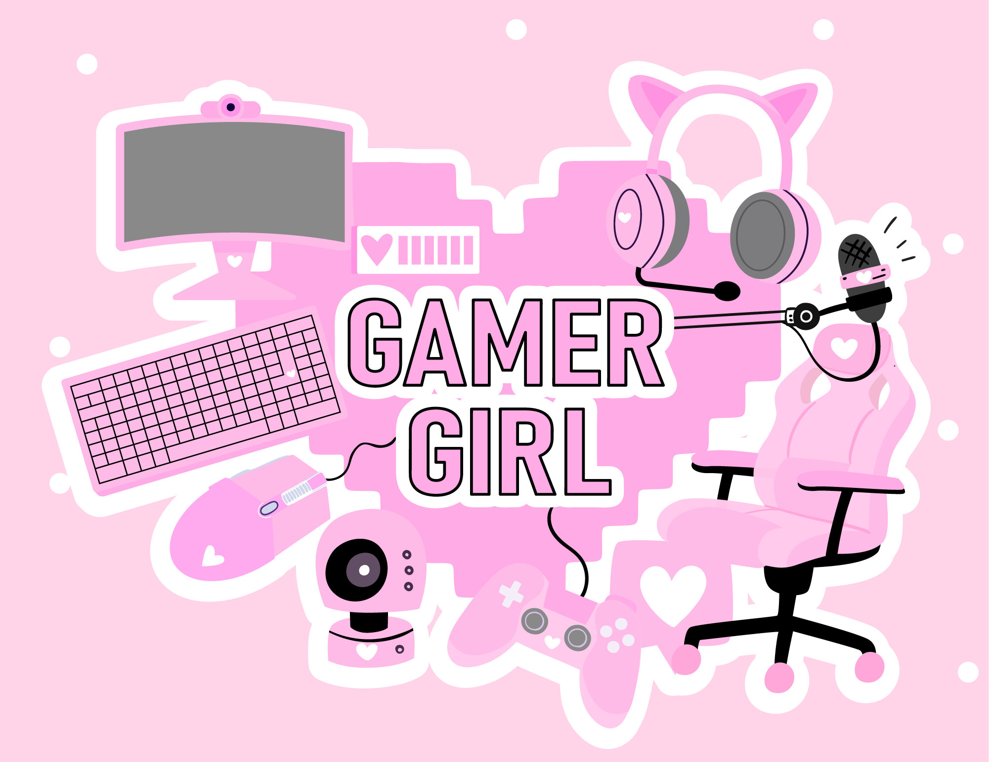 Pink girl back again with more pink stuff. : r/GirlGamers