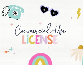 Licenza per uso commerciale per UN set di illustrazioni