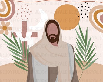 Christian Easter Clipart - Jesus Clipart - Bible Clipart -He is Risen - Bible Journaling Clipart Clipart 26 PNG Files
