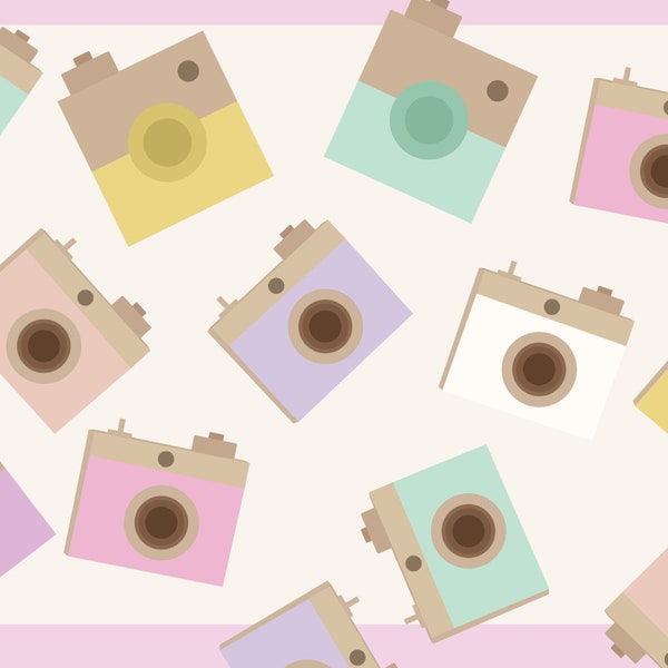 Pastel Wood Cameras Toy Clipart - Camera Clipart - Cute Toy-  Wooden  Toys Clipart  PNG images - Clipart - Hand-Drawn Clipart