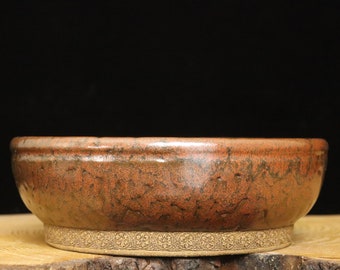 Small round bonsai pot (7")