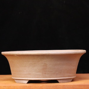 Large oval bonsai pot (15 1/2" X  14" X  5 1/2")
