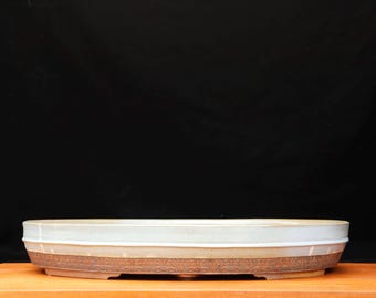 楕円形盆栽ポット (17 1/2インチ X 15 1/2インチ) - Etsy 日本