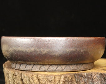 Small round bonsai pot ( 7 1/4")