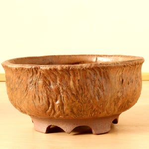 Small round bonsai pot (8")