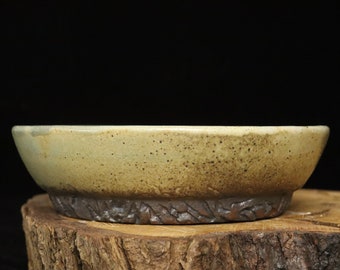 Small round bonsai pot (8")