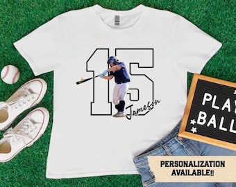 Camiseta deportiva personalizada con foto: Ropa deportiva a medida para aficionados, Gildan 5000