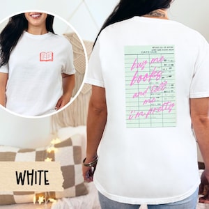Buchliebhaber Shirt für Frauen, Kaufen Sie mich Bücher T-Shirt, Komfort Farben Bibliothek Karte Shirt, süßes Lese Grafik T-Shirt, Bücherwurm Geschenk für Leser