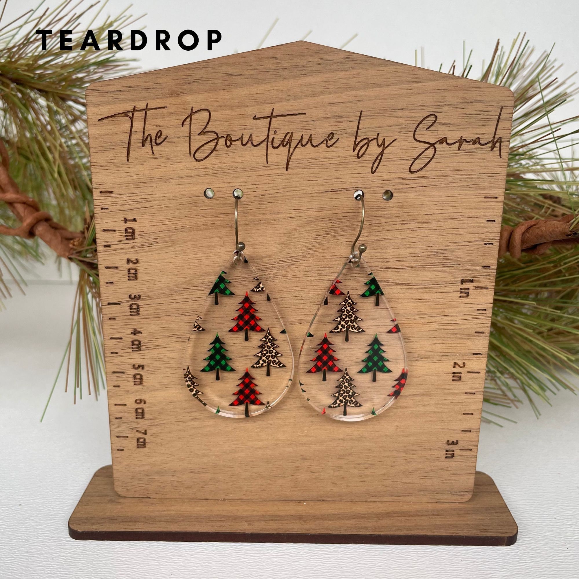 Christmas ornament deals earrings