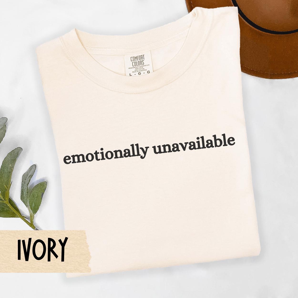 Emotionally Unavailable 半袖M Emotionally Unavailable Organic Cotton Graphic T-shirt