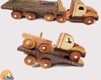 Wooden tractor, toddler toys, birthday gift, handmade toys