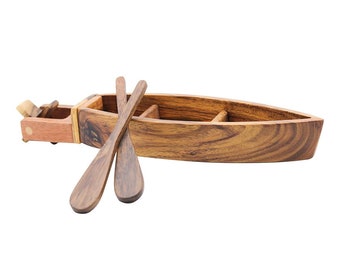 Personalized wooden boat, wooden toys for toddler, birthday gift, toys for kids