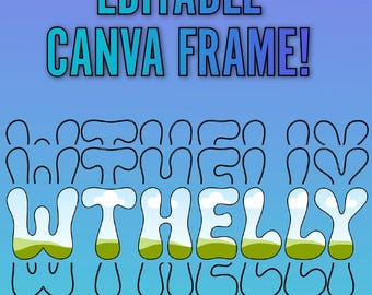 What the Helly Canva Frame Create Your Own What the Helly PNG DXF Cut File | Funny Shirt Design | Viral Shirt Design | New 2026 Shirt Design