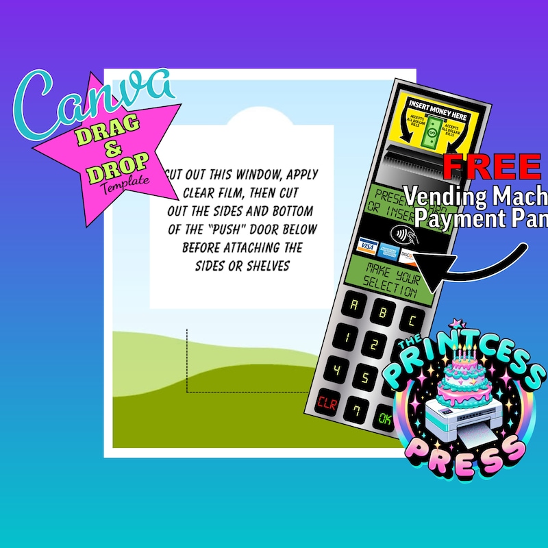 Vending Machine Fronts - Etsy