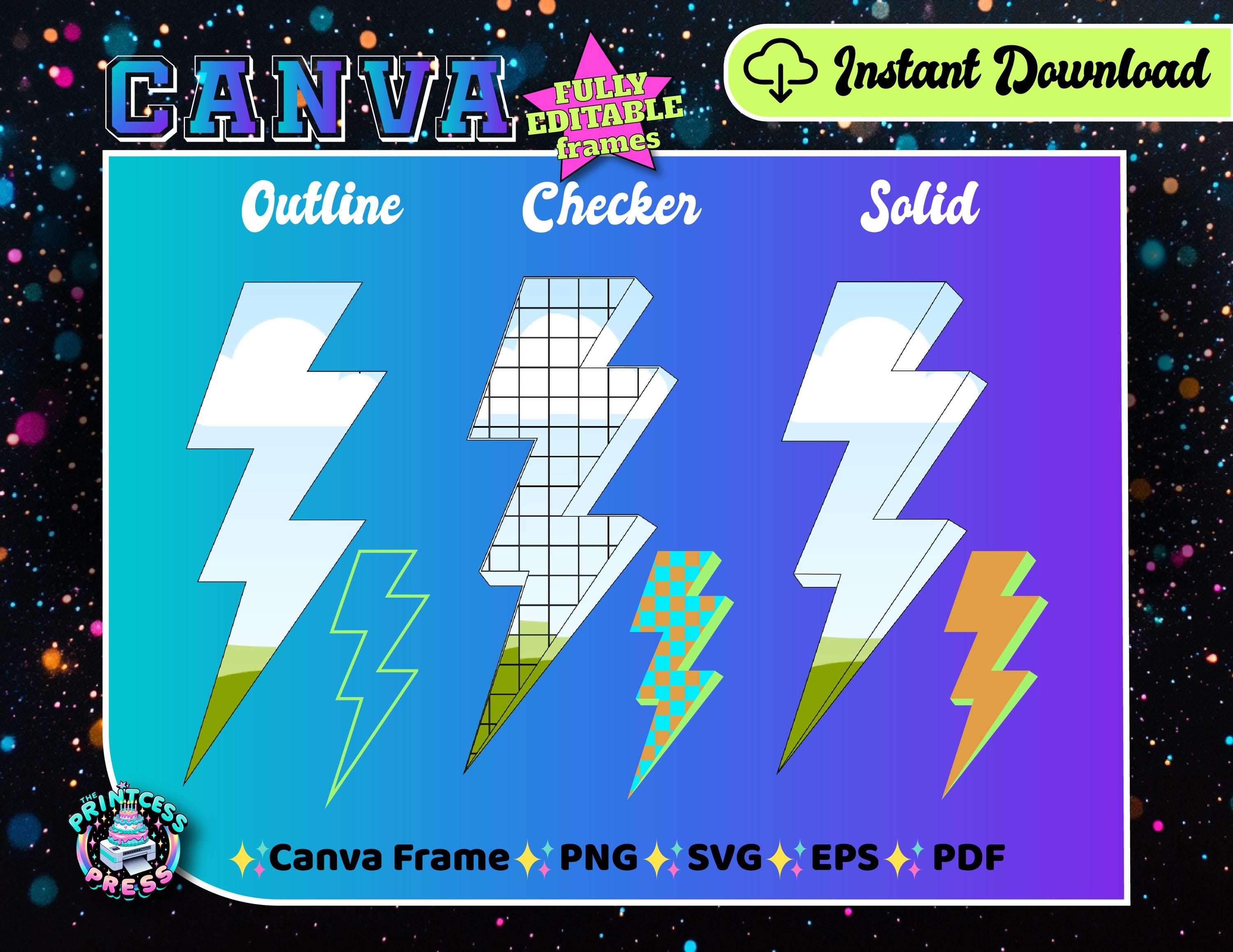 Lightning Bolt Frame