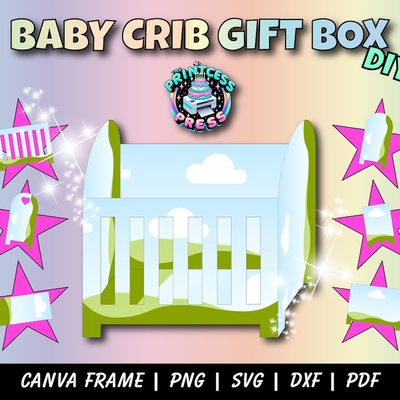 Easter Box Template Svg - Etsy