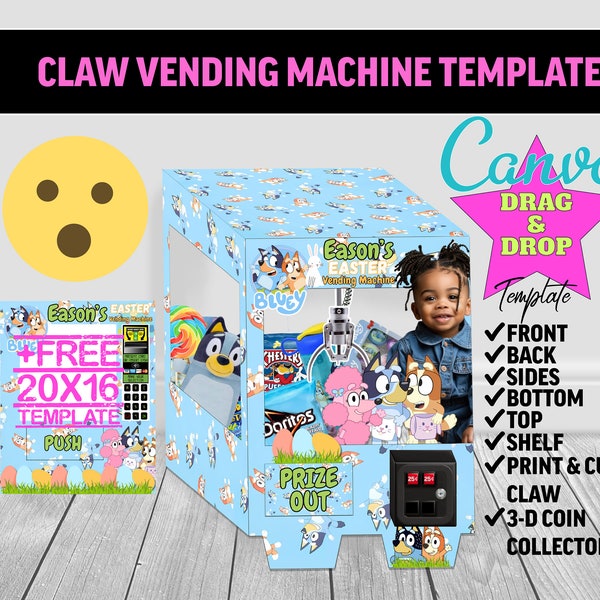 Easter Vending Claw Machine Template Etsy Easter Vending Claw Machine Template Etsy